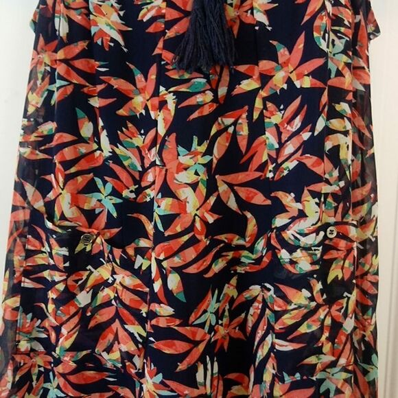 AS U WISH sleeveless printed dress with pockets - Picture 3 of 8